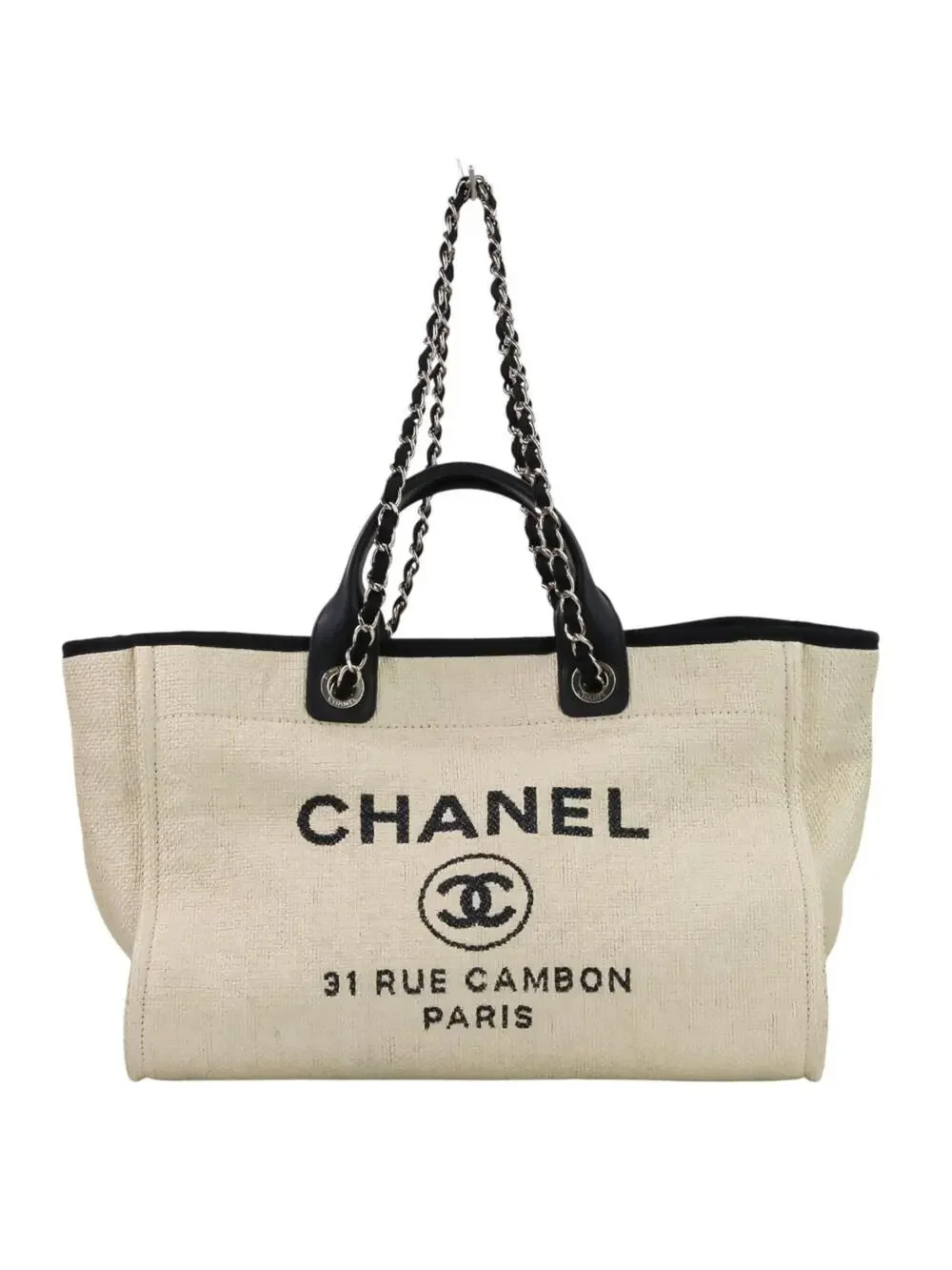 Chanel Deauville Tote Canvas With #287637C34B